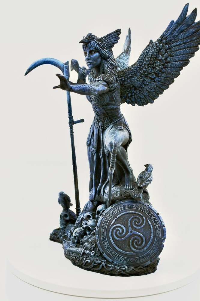 The Morrigan - Hand-cast Statue
