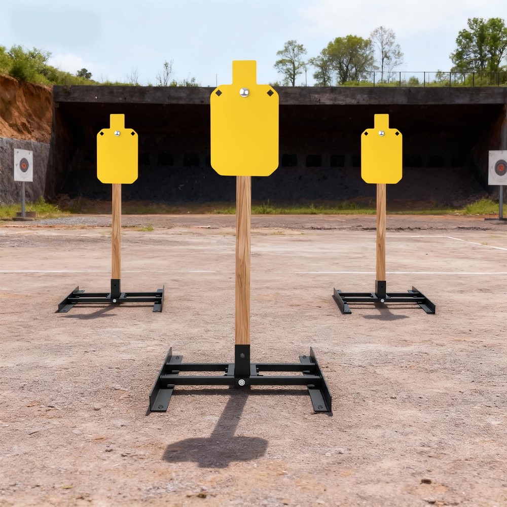 2X4 Shooting Target Stand Base, Double T-Shaped Stand-2 Set