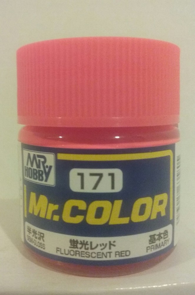 Gunze Sangyo /Mr Color C-171 Semi - Gloss, Fluorescent Red