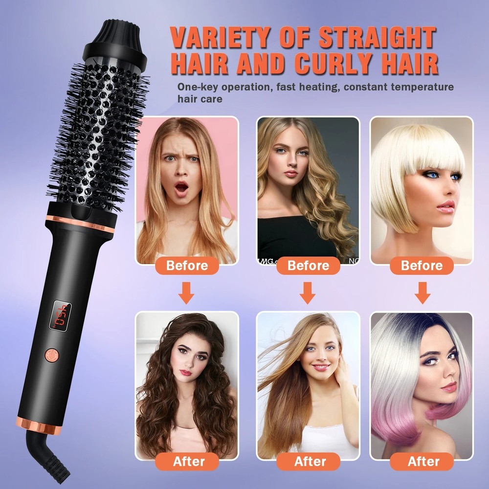 Curling Iron Straight Curling Iron Large Curl Inside Button Bangs Perm Iron