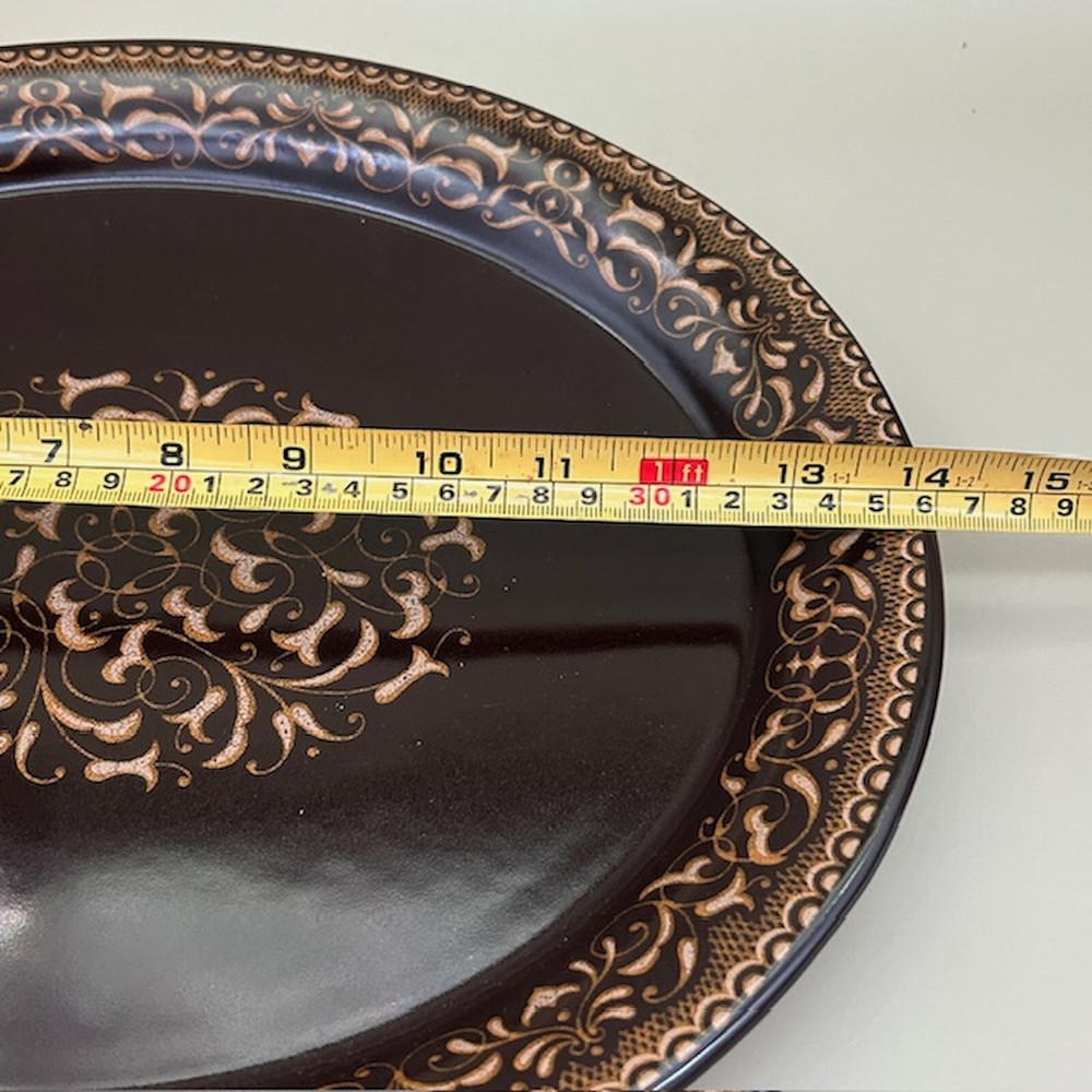Franciscan Jamoca Oval Platter 14" Brown Gold