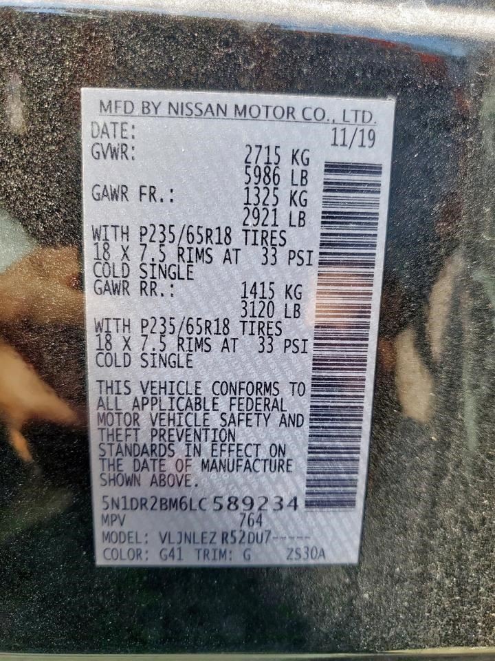 Camera/Projector Radar Unit Behind Front Bumper Fits 17-20 PATHFINDER 362140