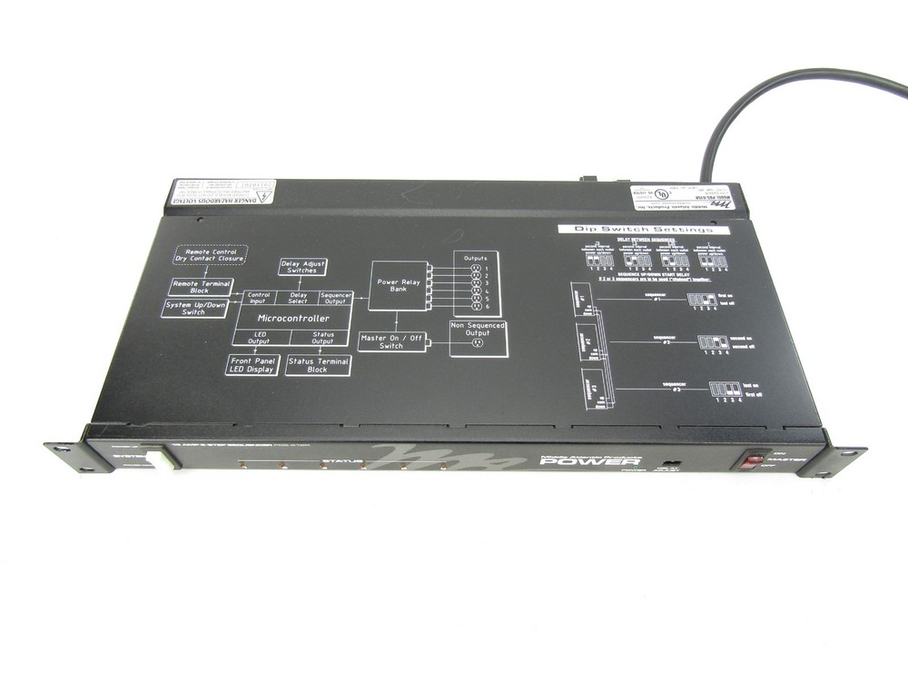 Middle Atlantic Products PDS-615R 15 Amp 6-Step Power Sequencer