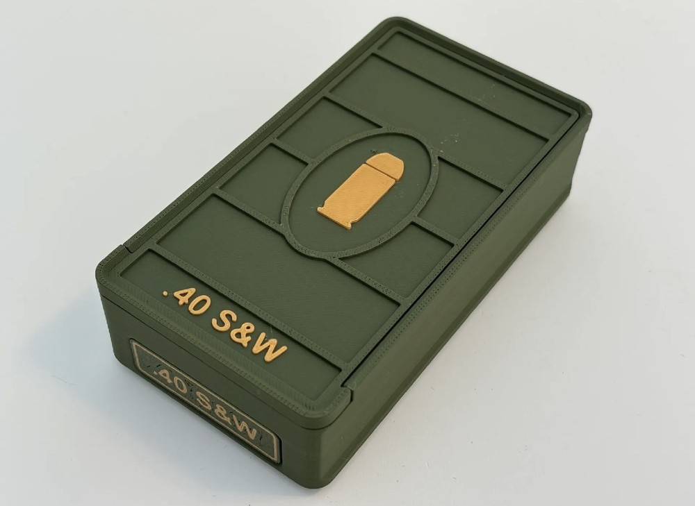 Ammo Storage Box 40 S&W 50 Rounds