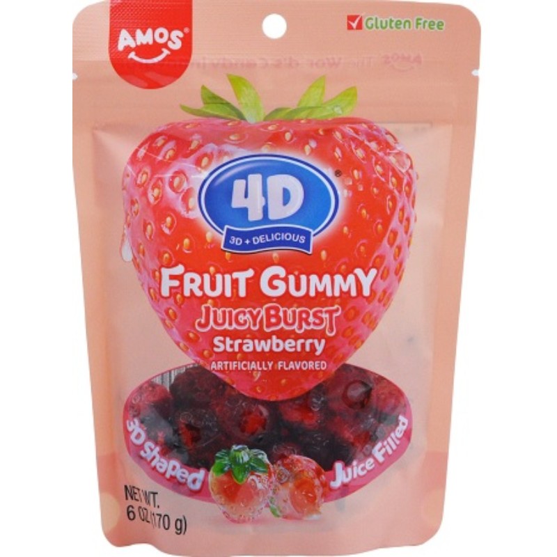 Amos 4D Strawberry Burst Peg Bag