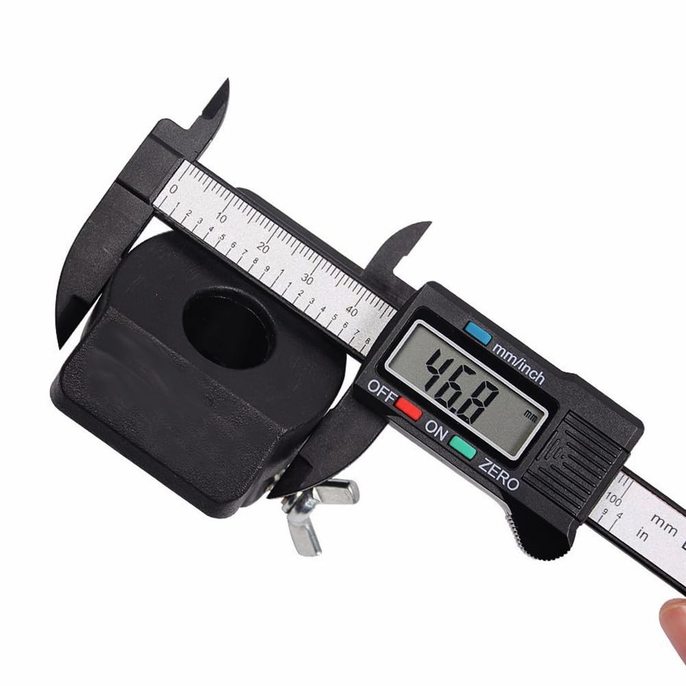 Electronic Digital Display Caliper 4 Inch Carbon Fiber Composite Tool