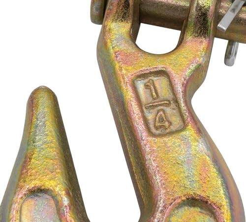 10 Pack 1/4" Grade 70 Clevis Grab Hooks - 11660 lbs 1/4 Inch 10 - Pack