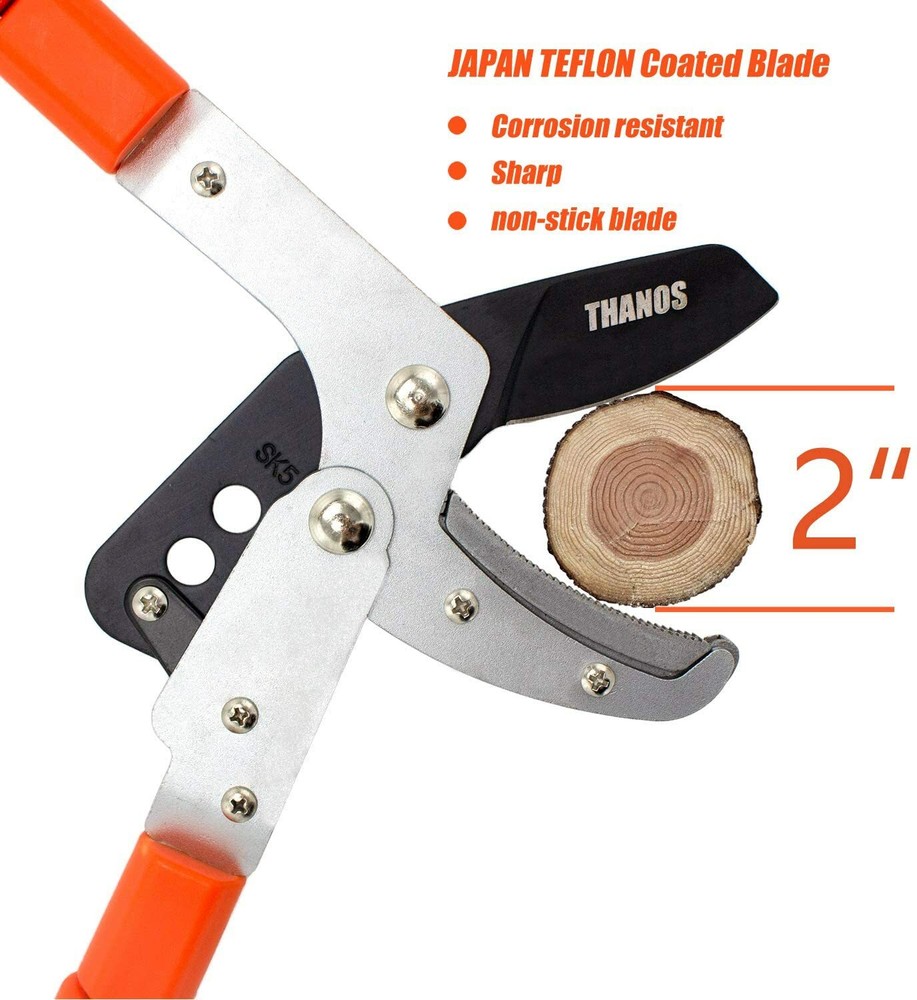 Extendable Handles Anvil Lopper Tree Trimming Branches Cutter Lightweight Tool