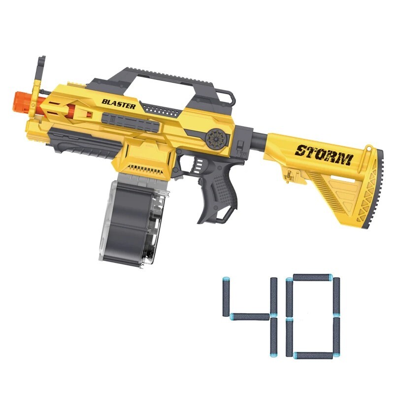 Electric Soft Bullet Toy Gun Shell Ejecting Foam Blaster