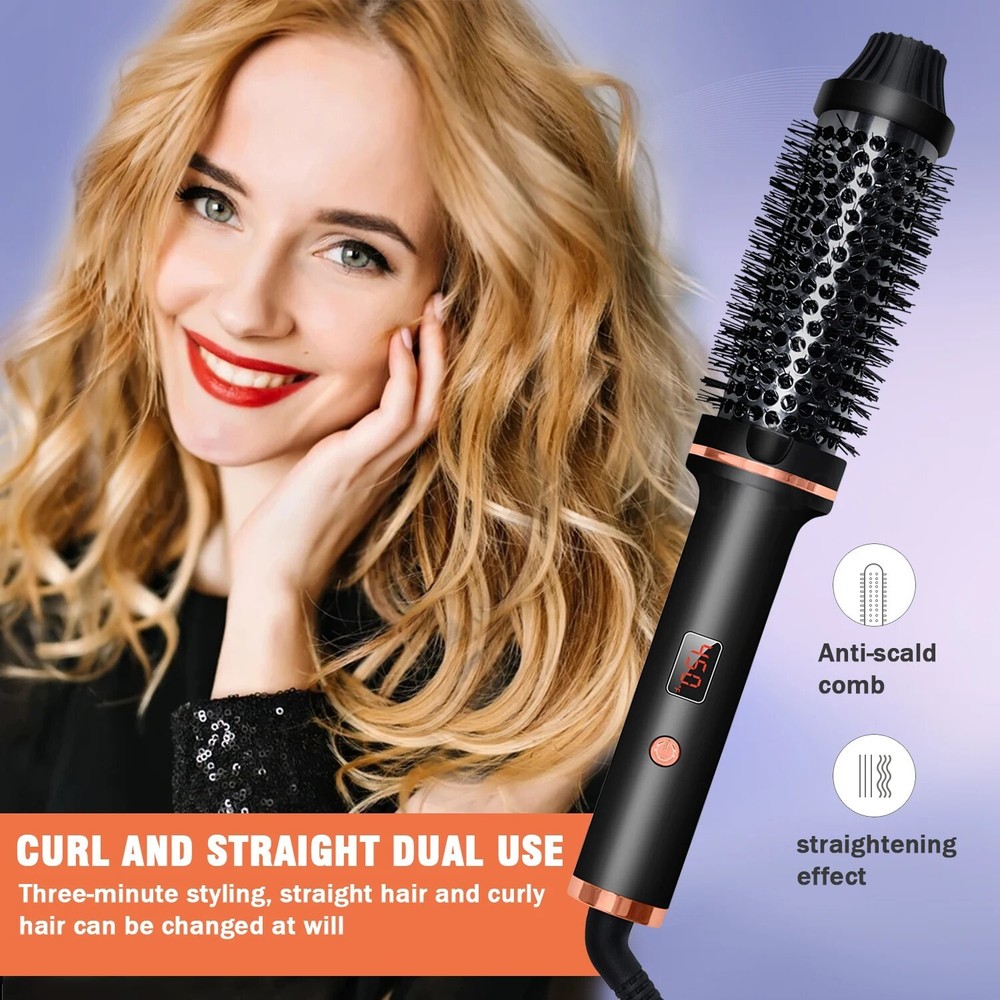 Curling Iron Straight Curling Iron Large Curl Inside Button Bangs Perm Iron US