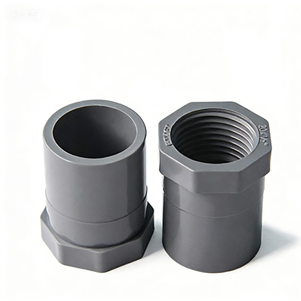 Dia 20-110mm PVC 1/2"-4" Female Straight Coupling Water pipe connection Socket