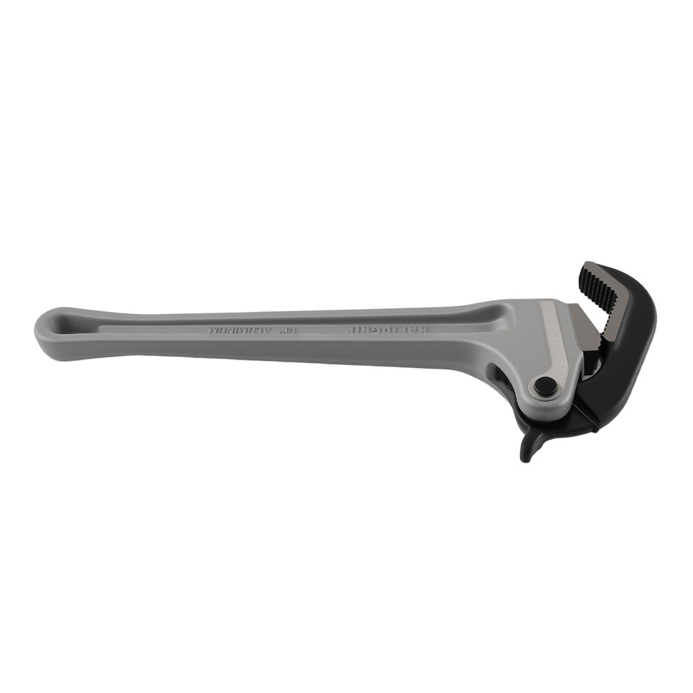 18" Automatic Adjustment Pipe Wrench Aluminum Self-Locking Lightweight Design