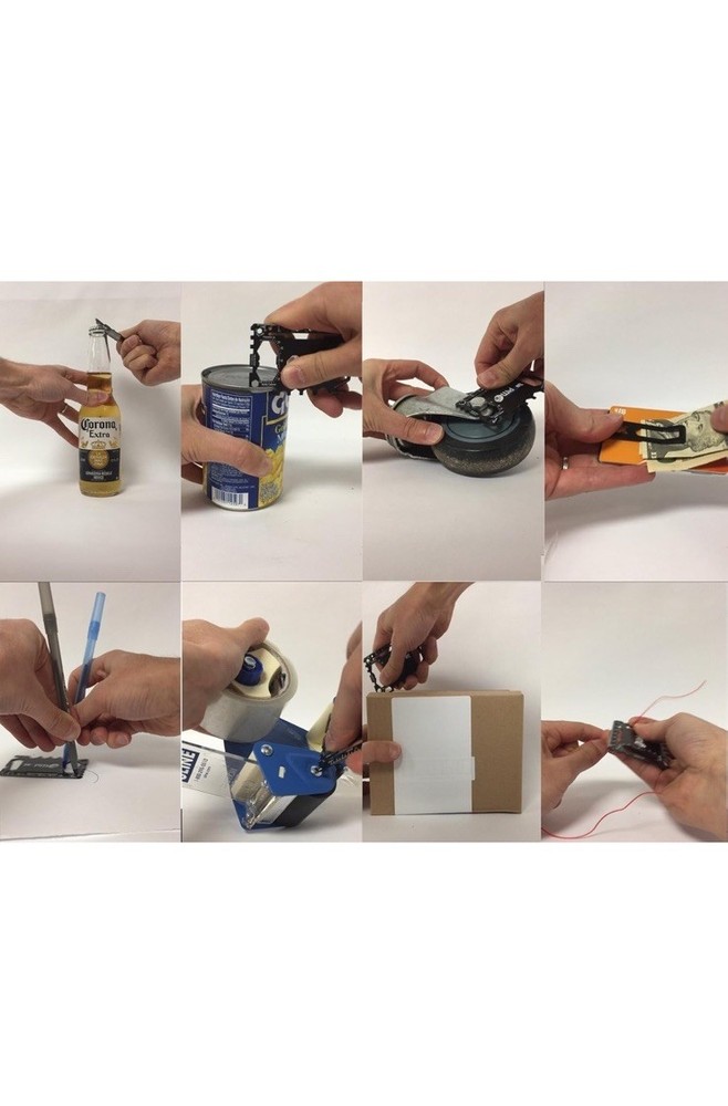 Multi Purpose Survival Pocket Tool 43 in 1 Credit Card Size Multi Tool Widget