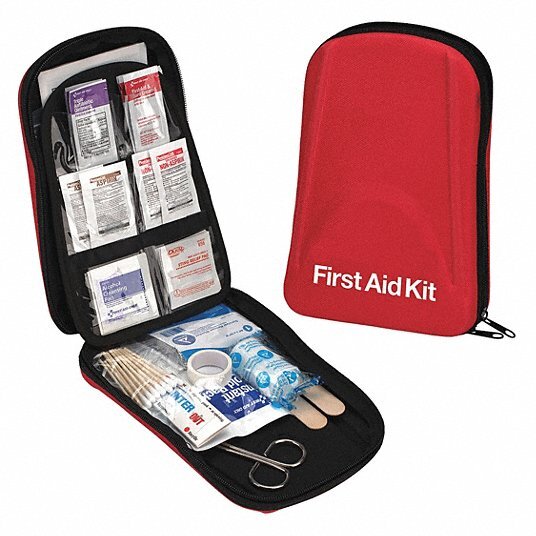 NEW! First Aid Kit: Industrial, 1 People Served per Kit, 85 Components