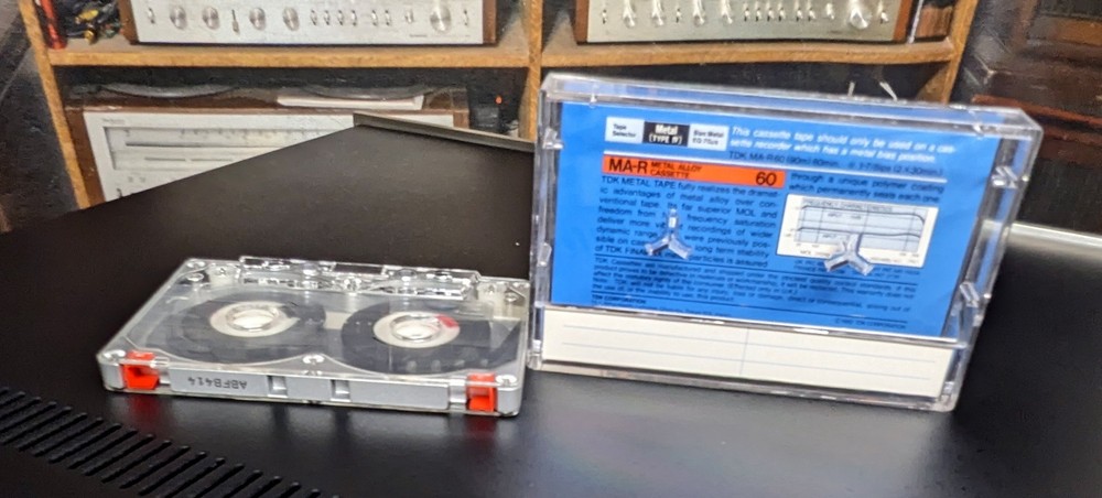 1 TDK MA-R 60 cassette tape