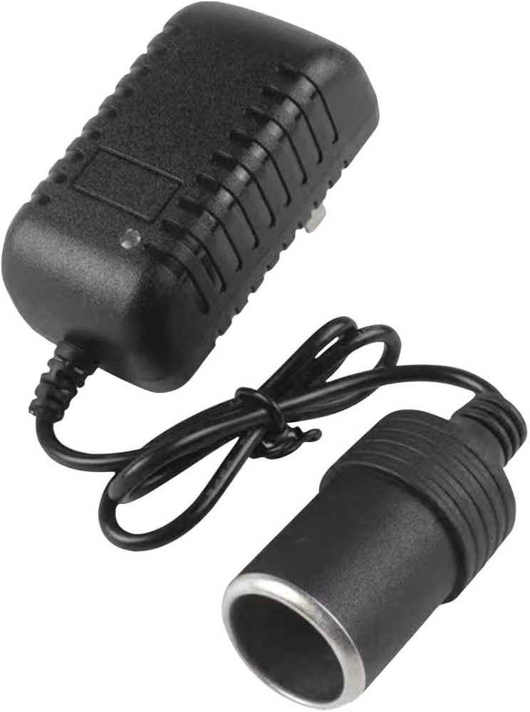 AC to DC Converter, 100-240V 12V Car Cigarette Lighter Socket Adapter,...