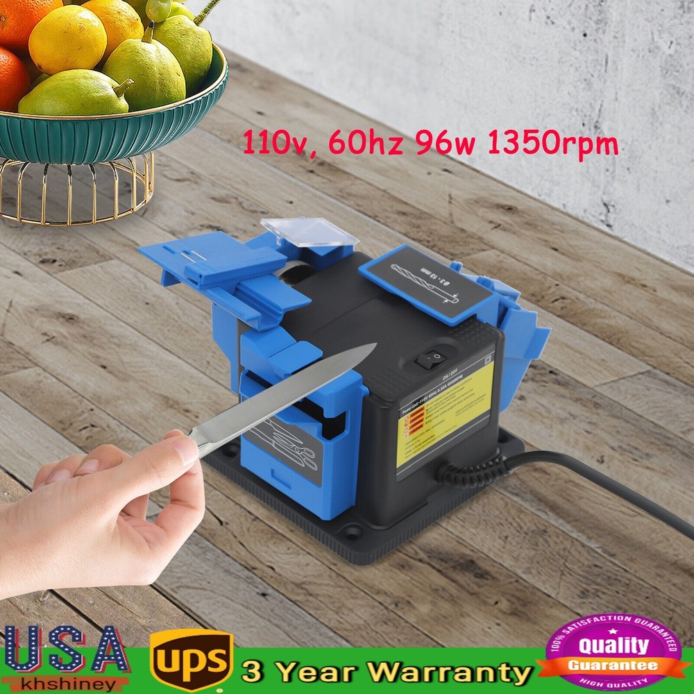 Electric Sharpener Multi Task Knife Scissor Drill Bit Chisel Sharpening Machine