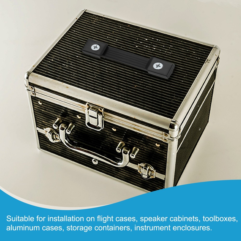 3 Pieces 8 Inches Speaker Cabinet Strap Handles, Pull for Speaker Case, Black