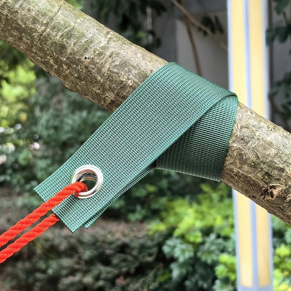 Green Tree Support Straps - 8 Pack for Storm Protection & Stability
