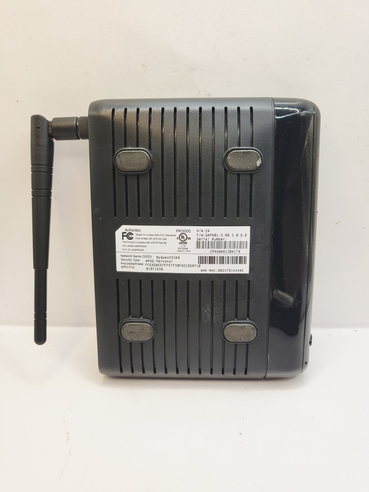 Actiontec/Qwest PK5000 Wireless DSL Modem w/ Antenna