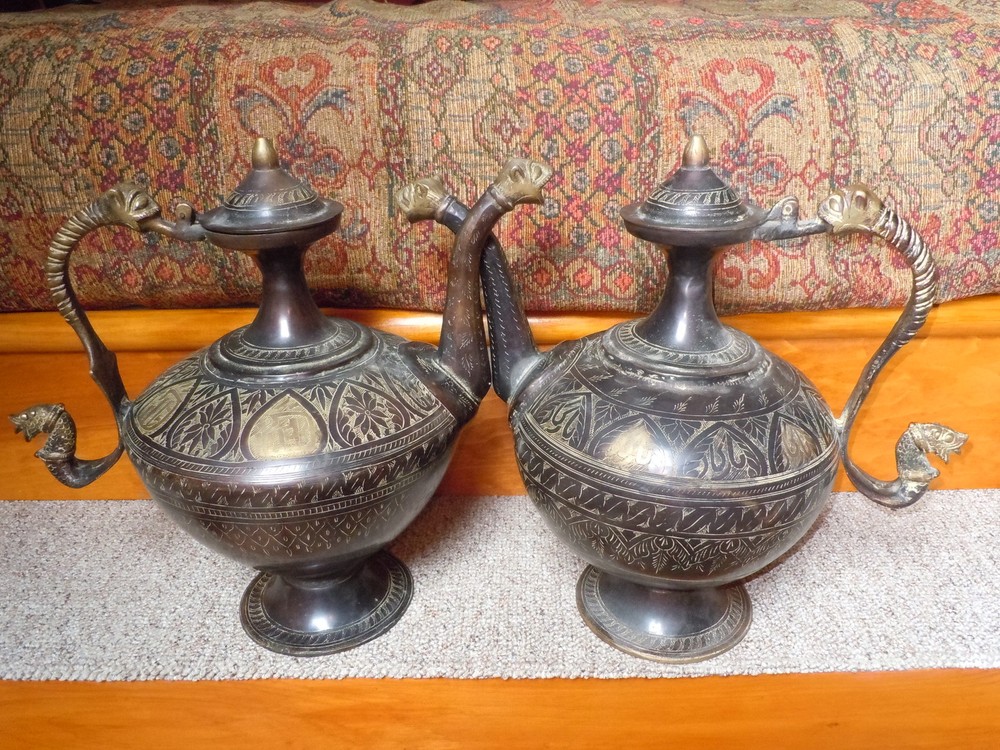 ANTIQUE OLD MIDDLE EASTERN JUGS