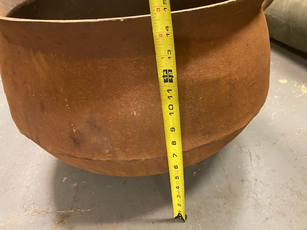Antique 3 Legged Cast Iron 21" Caldron