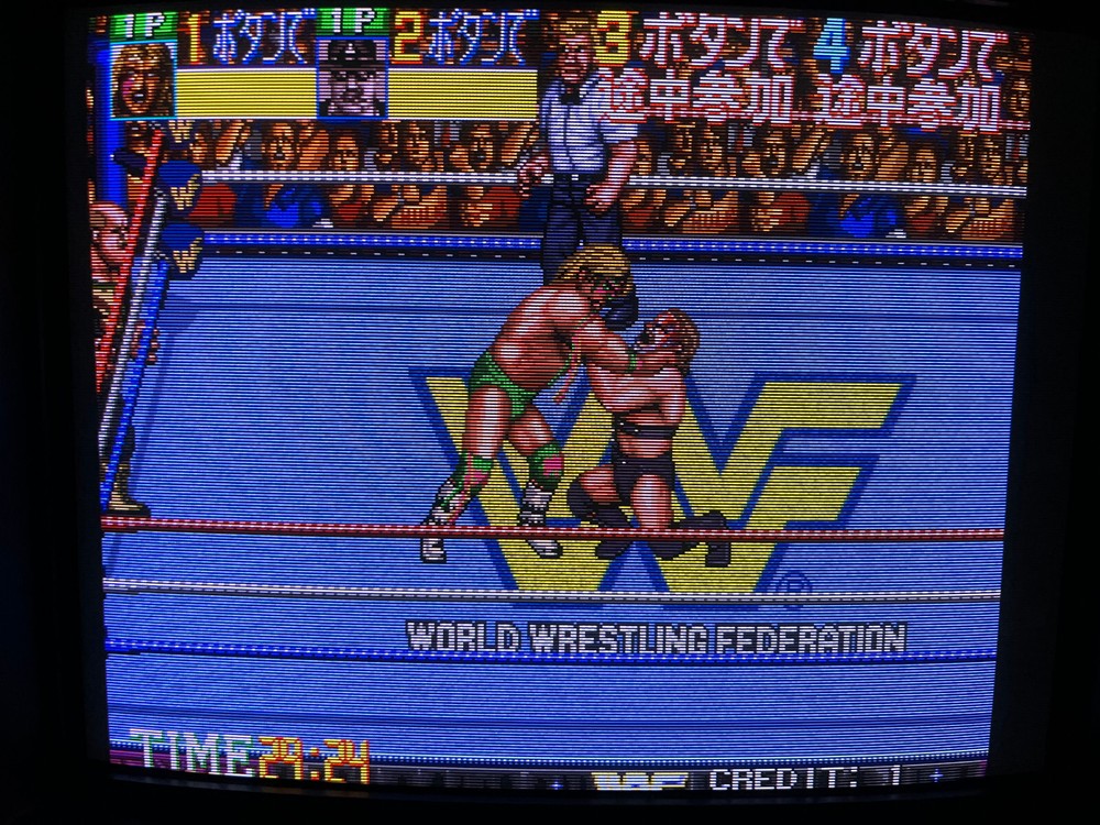 WWF WrestleFest Arcade Game JAMMA PCB Japan
