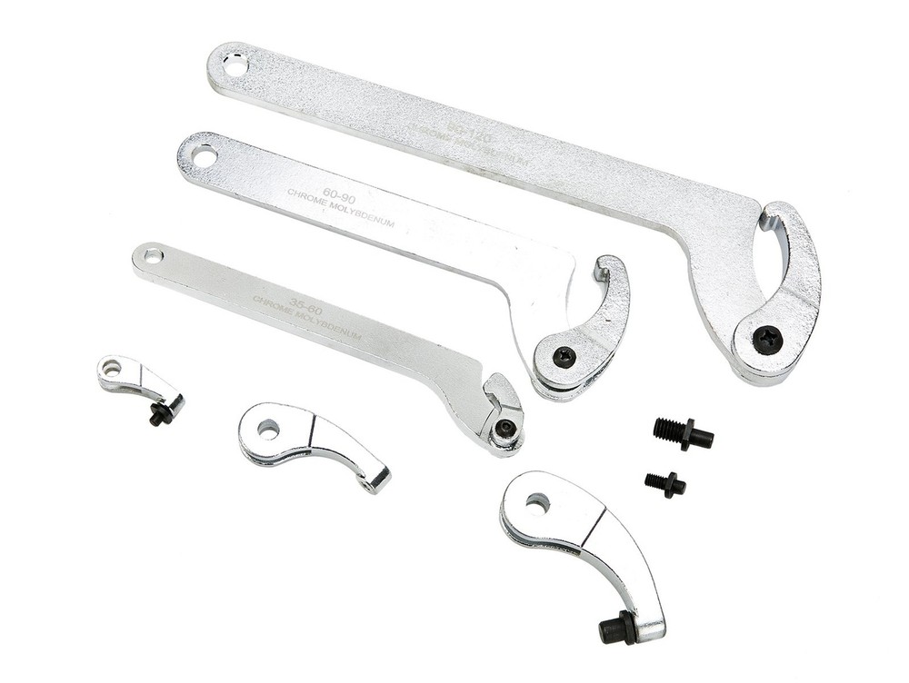 8MILELAKE Adjustable Hook And Pin Wrench/Spanner Tool Set