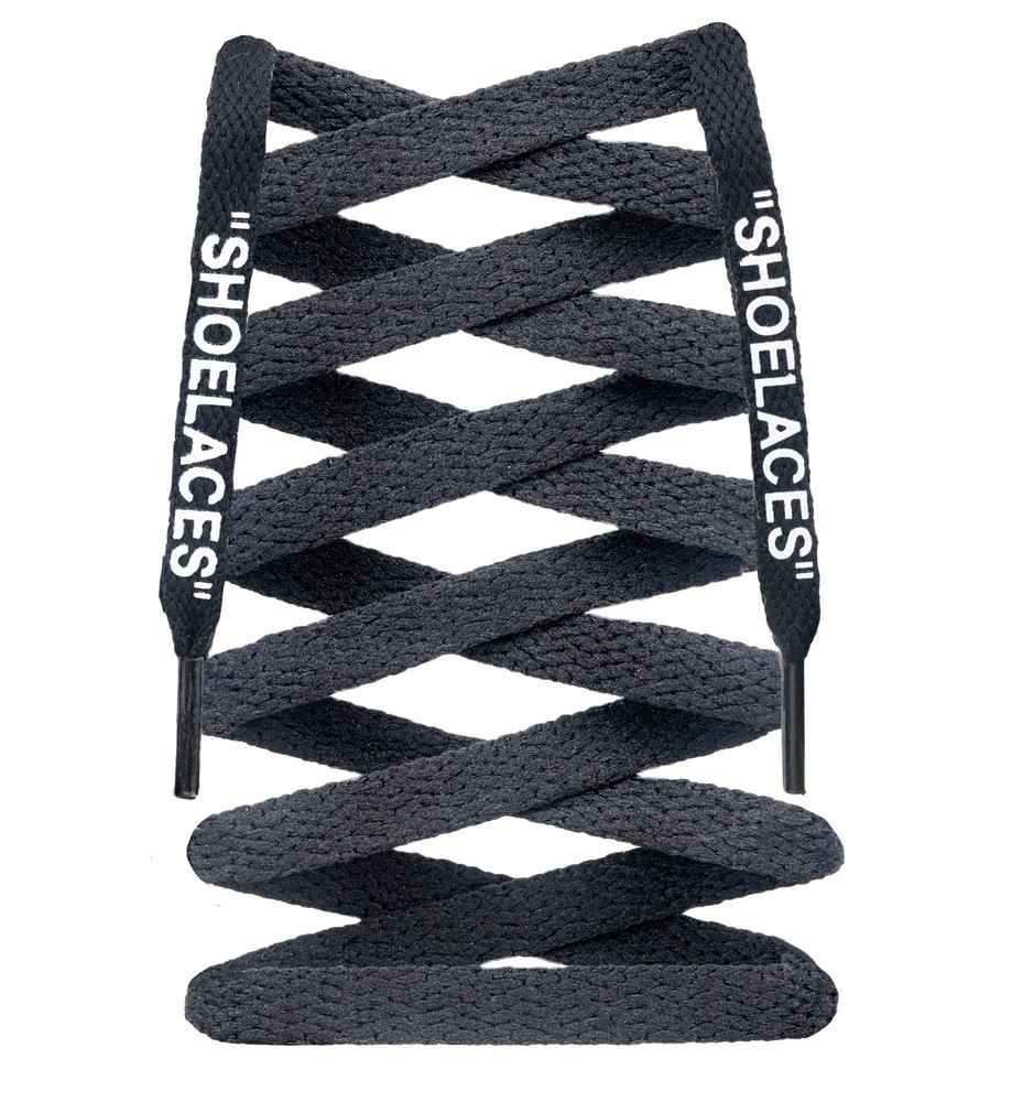 LitLaces - Off White Inspired Custom Printed "SHOELACES" Flat Silk Screen