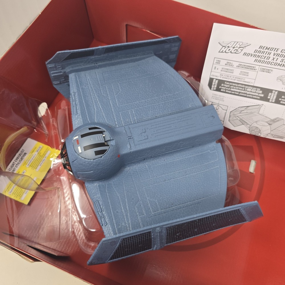 Air Hogs Star Wars Remote Control Darth Vader's TIE Advanced Starfighter #ML