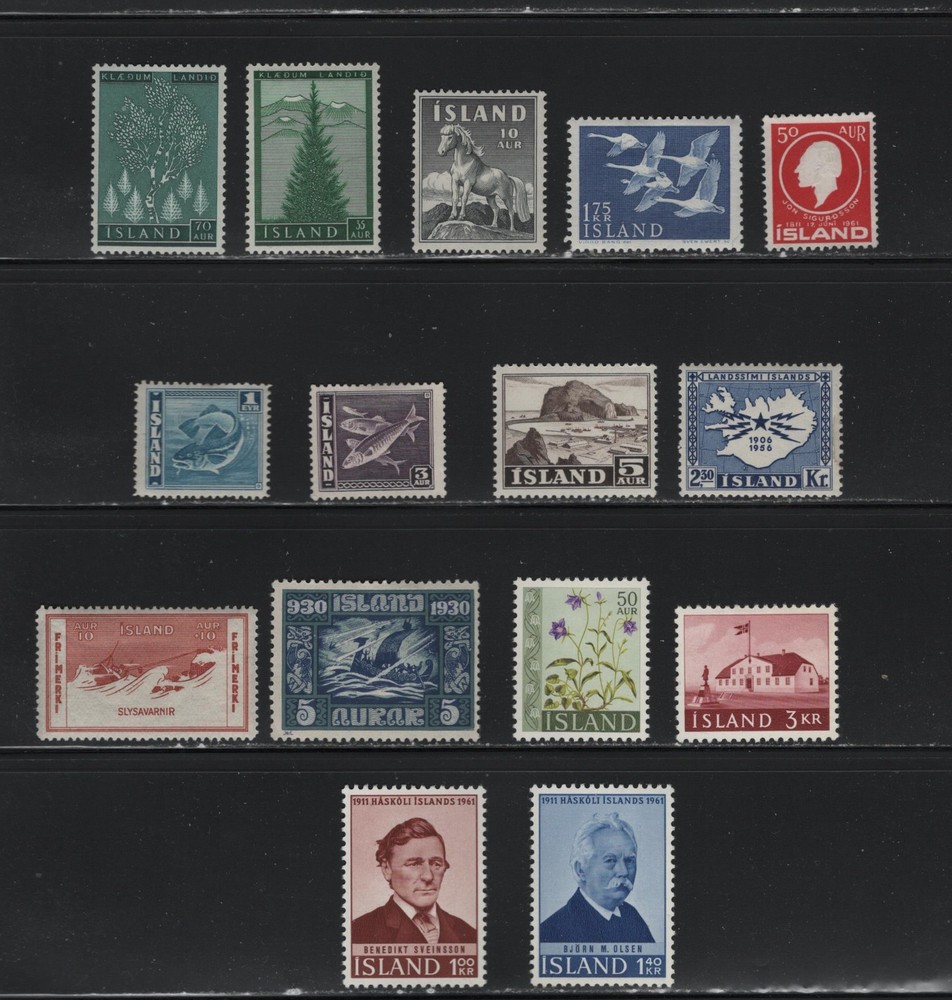 Iceland-  lot  983 .  Mint,  Hinged.