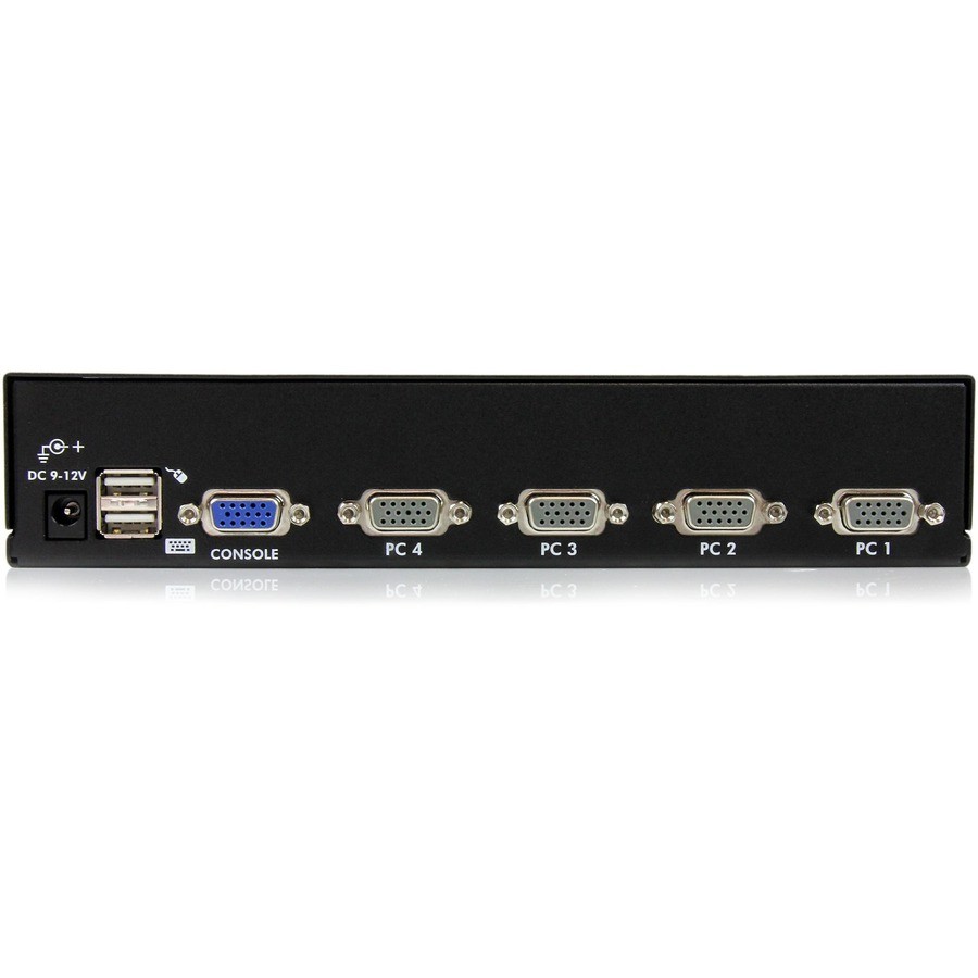 Startech IT SV431DUSBU 4 Port 1U Rack Mount USB KVM Switch