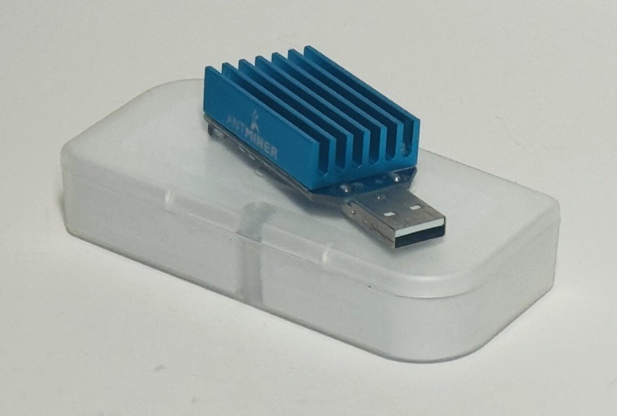 Antminer Bitman USB V1.2 Cryptocurrency Miner  (Blue) - w/Case - (as/is)