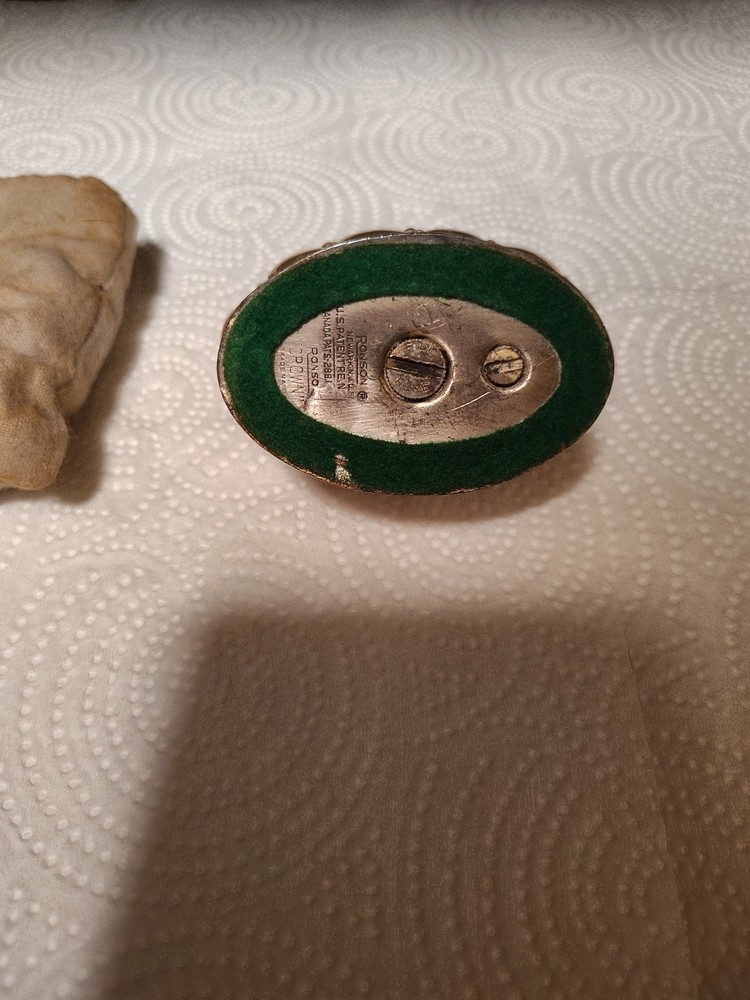 VINTAGE ( RONSON ) Tabletop Lighter With ORIGINAL BAG) SEE PHOTOS