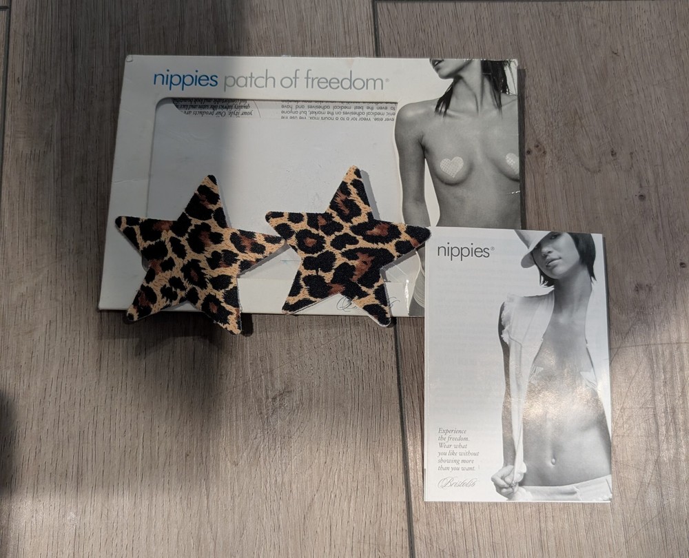 Nippies Cheetah Star Pasties "Patch Of Freedom"