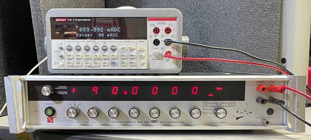 Electronic Development Corporation EDC 520A Programmable DC Calibrator w/GPIB
