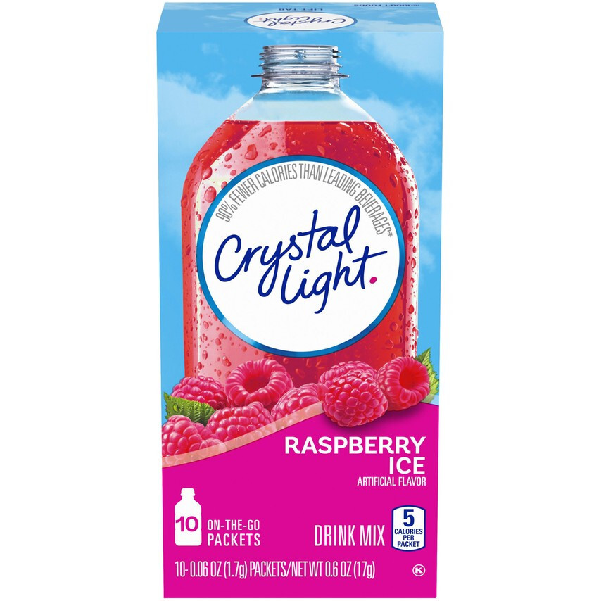 Crystal Light Crystal Lt On The Go Raspberry .7 Oz