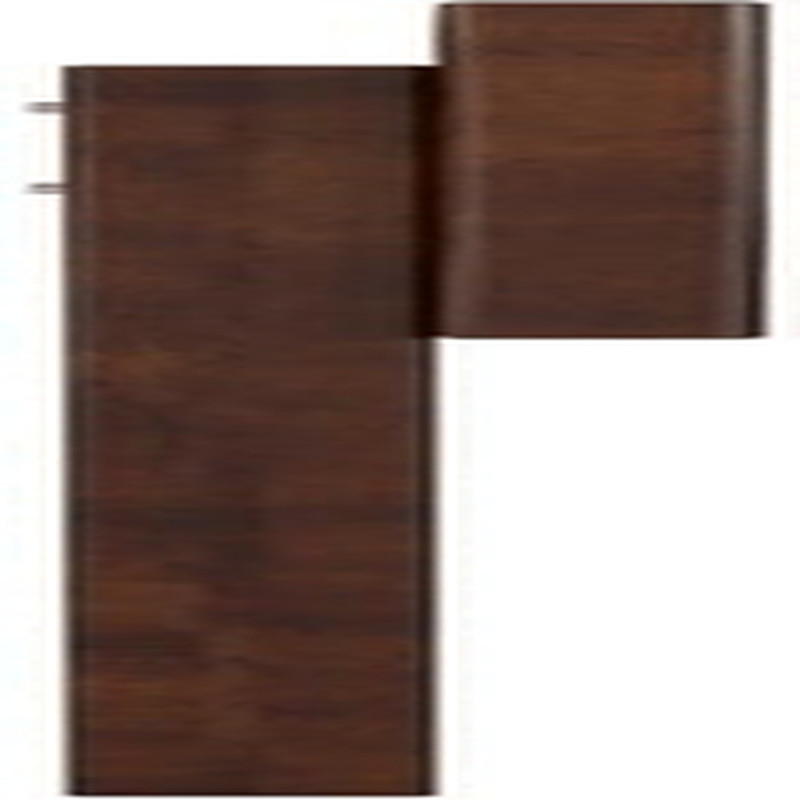 , Sophia Adjustable Modern Twin Wood Headboard, Walnut