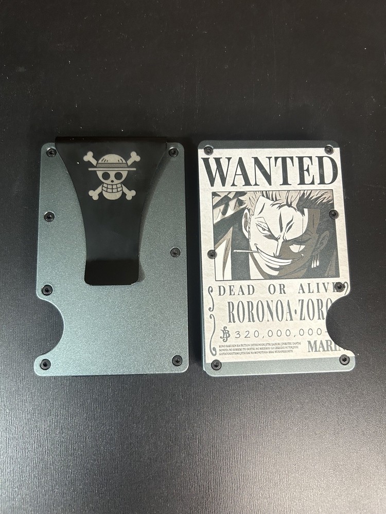 Roronoa Zoro Wanted Poster Wallet With One Piece Merch