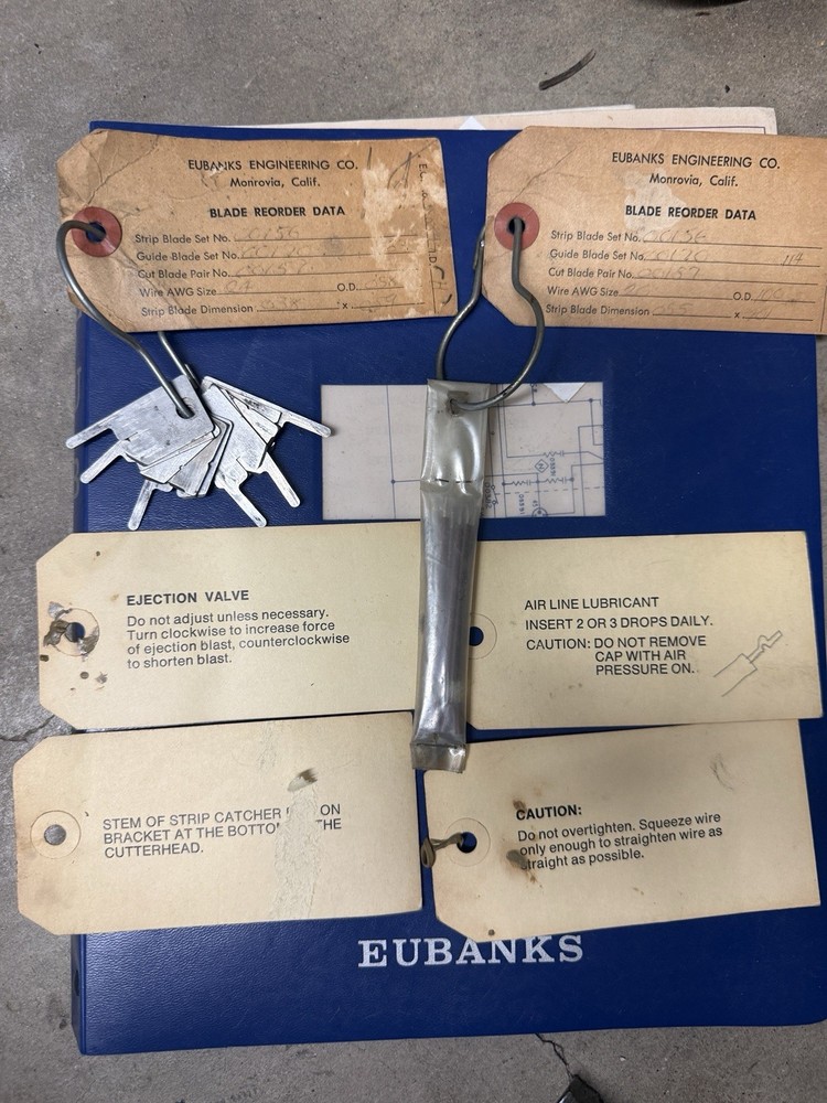 Eubanks Engineering Model 2670 Industrial Utility Wire Stripper Machine