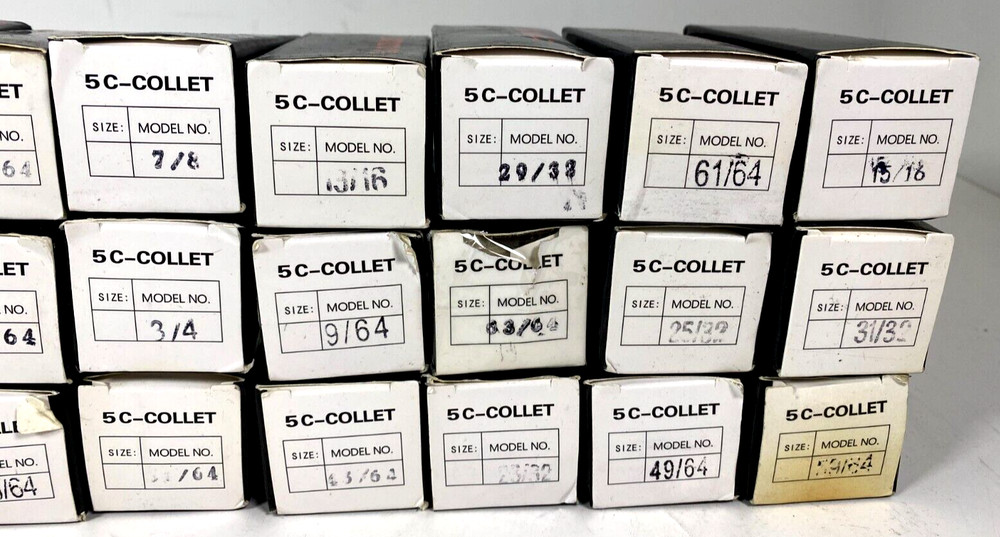 *MIXED LOT OF 24* 5C-Collet - Various Models & Sizes
