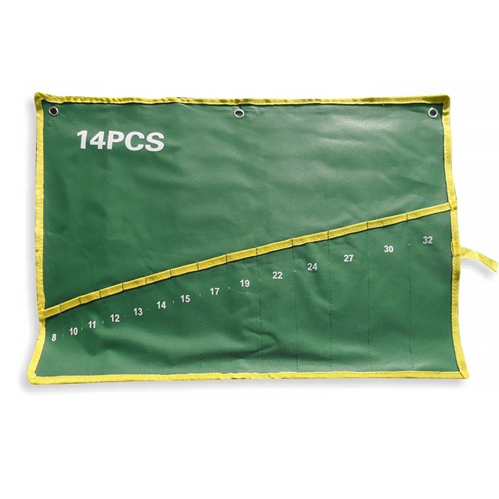 MultiPocket Wrench Organizer Pouch with Handle Durable Canvas Storage