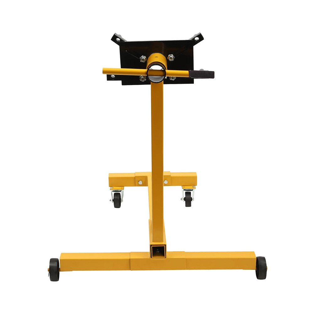 Adjustable 1000lbs Engine Stand Folding Hoist Dolly with Rotating Head