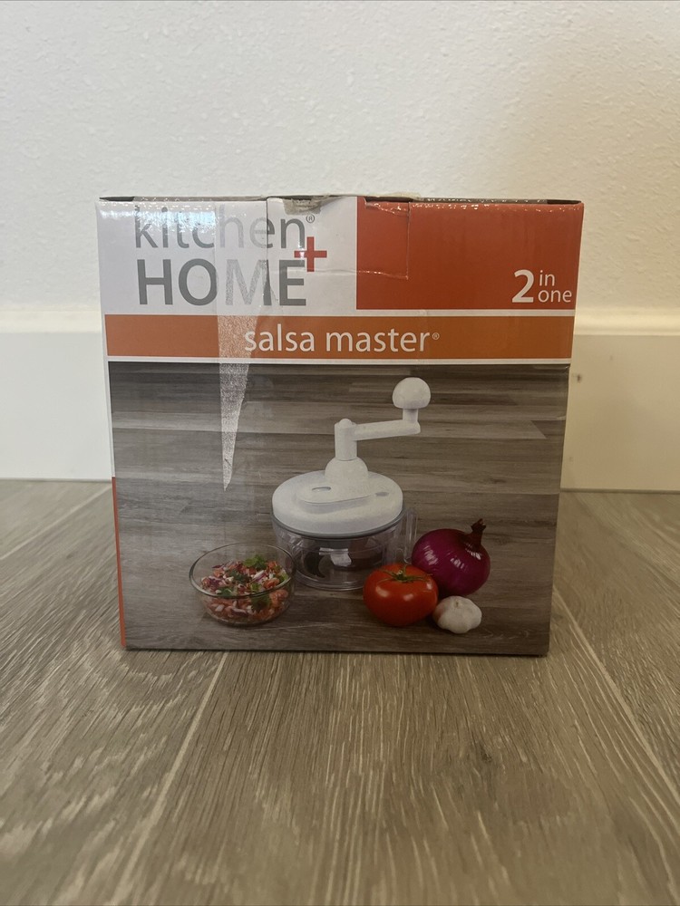 Kitchen Plus Salsa Maker, Food Processor, Chopper, Blender, Slicer, Juicer 9pcs