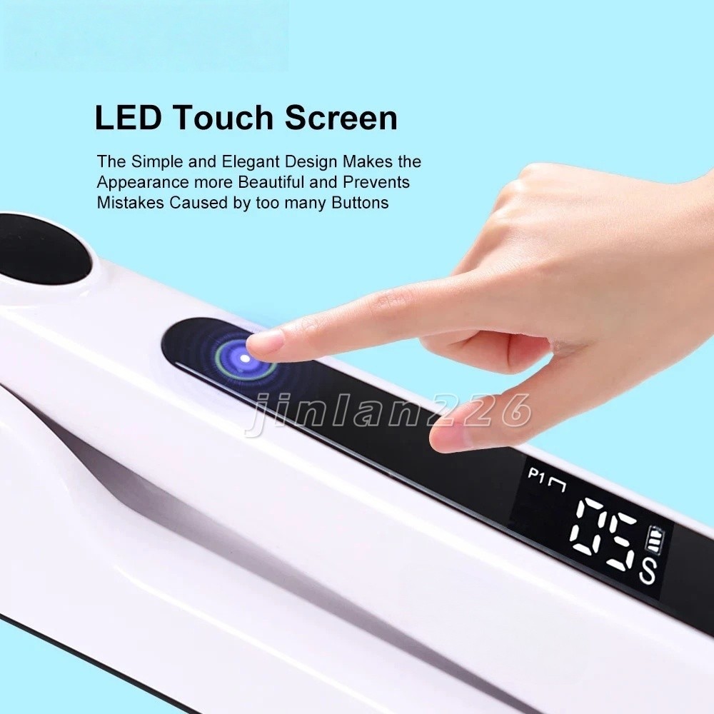 Dental Cordless LED Curing Light 4 Modes 1 Second Light Lamp Metal Head