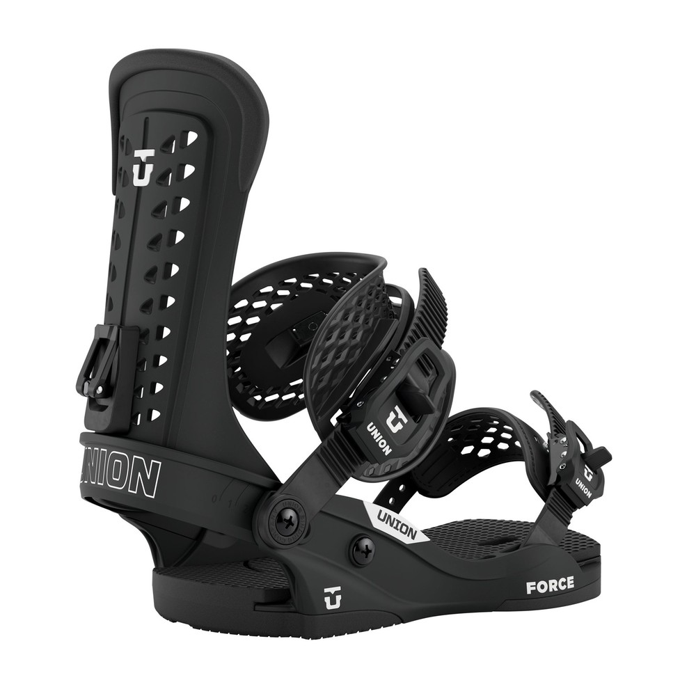 Union Force Classic Men's Snowboard Bindings, Black, Medium MY26