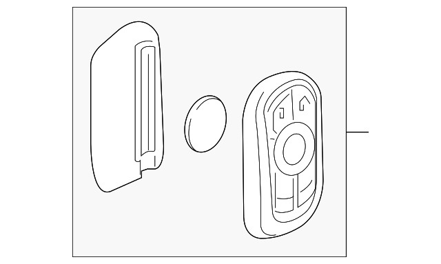 Genuine GM Keyless Entry Transmitter 13547675