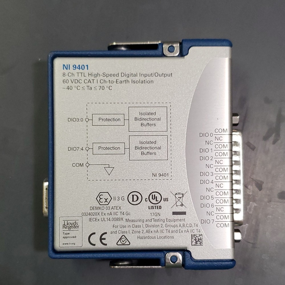 National Instruments NI 9401 8-Channel Digital Input/Output Module