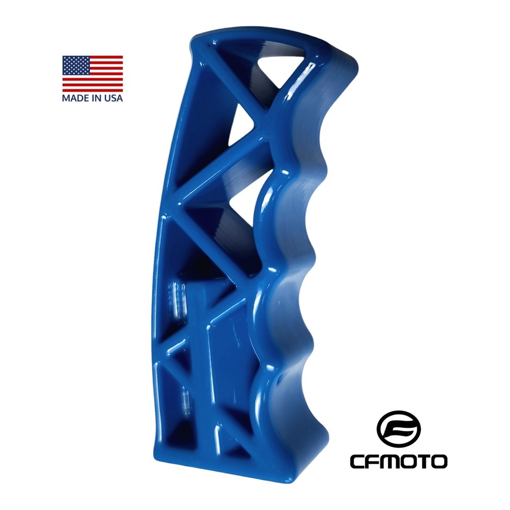 Skeleton Blue Polymer Shift Knob CF Moto, 4" Shifter