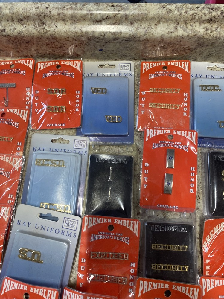 Police / Fire / EMS Collar, Brass Insignia ￼Group 2